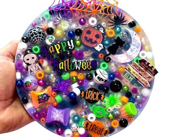 Halloween Reusable Picky Pad: XL Sensory Fidget, Skin Picking Alternative, ADHD Focus Toy, Anxiety Relief - with Hidden Surprise!