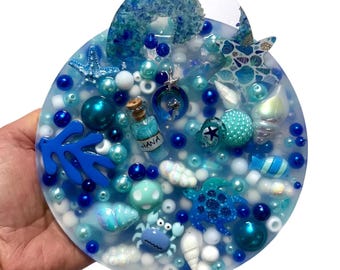 Ocean Dreams Pick Pad: Sensorisches Fidget, Stress und Angst Relief, Skin Picking Alternative, Pickel Popping - mit verstecktem Schatz!