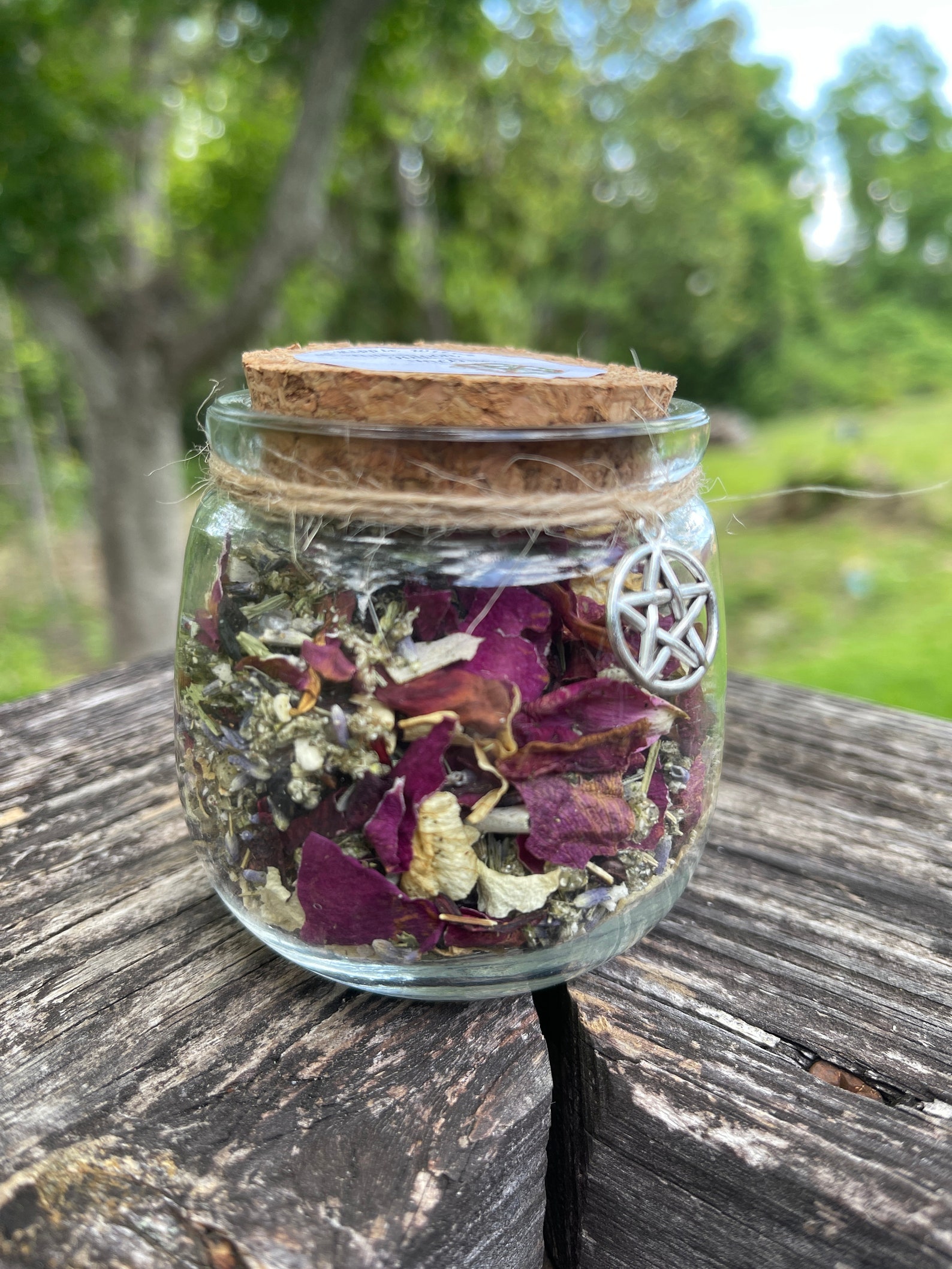 Large Full Moon Ritual Incense 7oz Jar Magical Moon Herbs Etsy