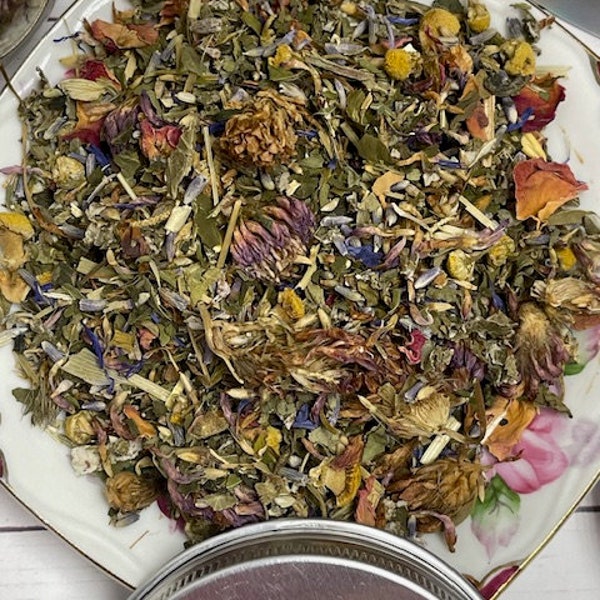 Women's Wellness Tea Blend, PMS Relief Tea, Antioxidants, Hormonal Balance, Herbal Tea, Witchy Teas, Reproductive Health, Organic Ingredient