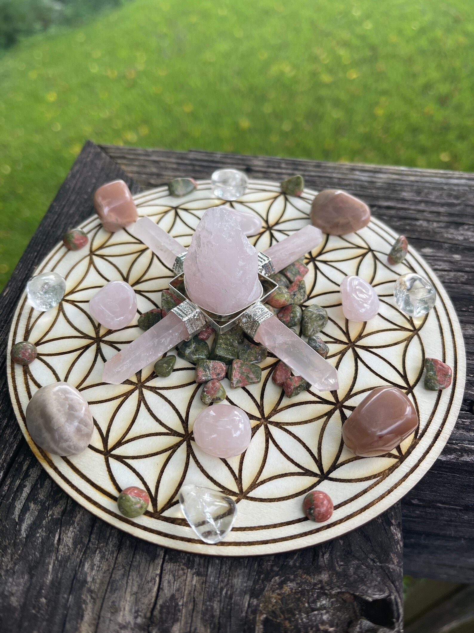 Healthy Pregnancy & Childbirth Crystal Grid Kit Reiki Etsy