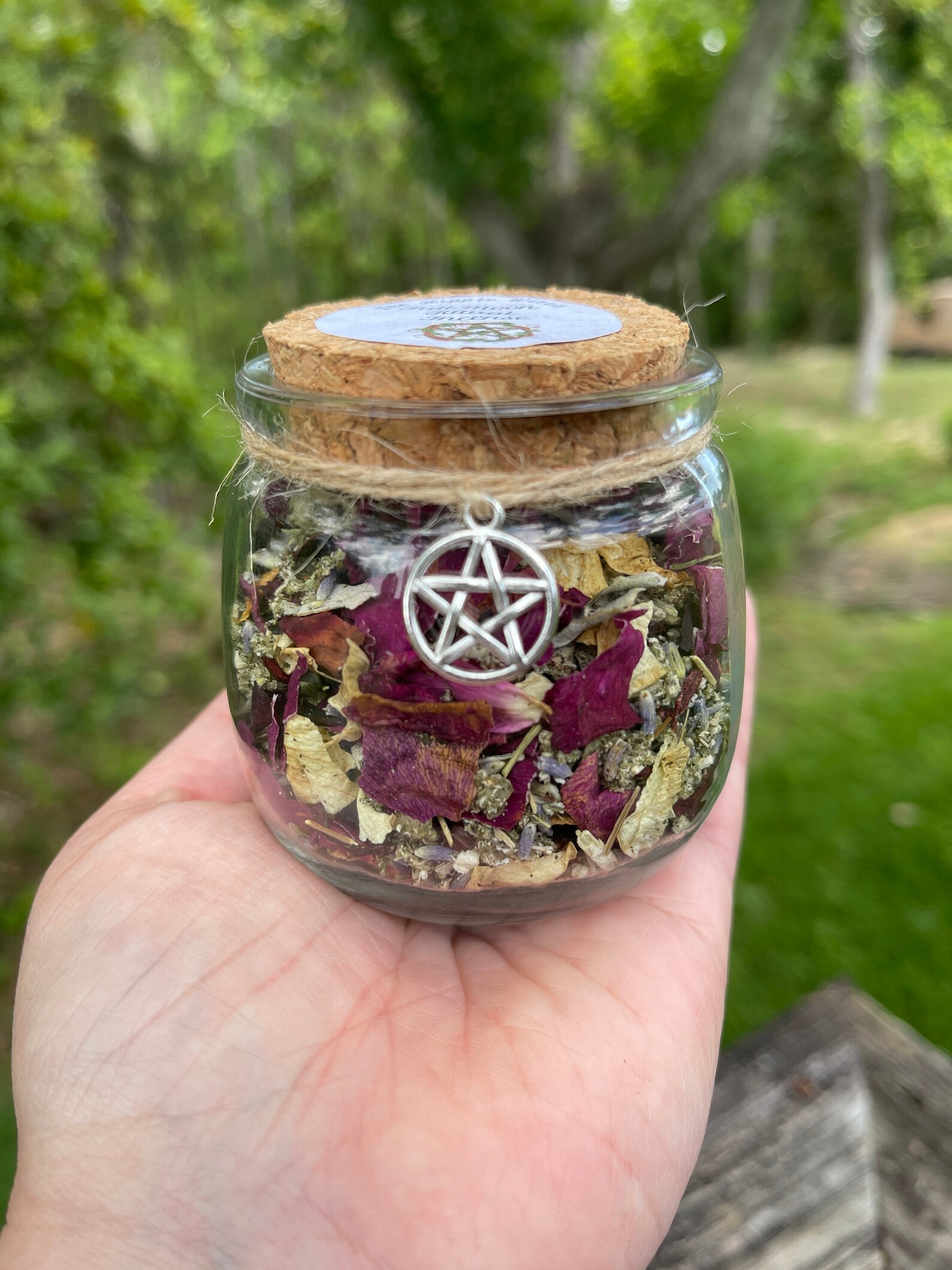 Large Full Moon Ritual Incense 7oz Jar Magical Moon Herbs Etsy