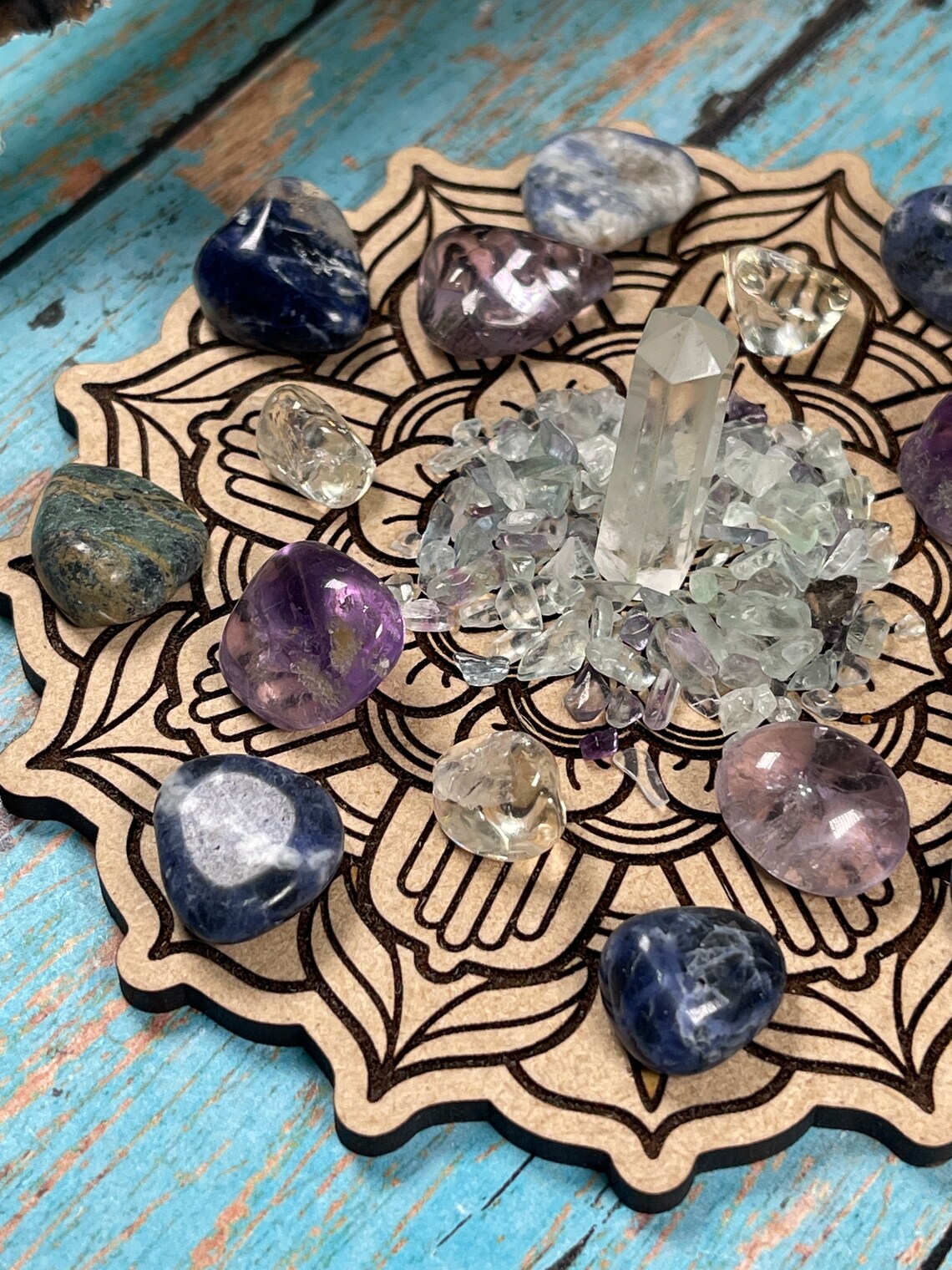 Student Success Crystal Grid Kit 4 Reiki Charged - Etsy