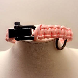 cute pastel goth paracord choker / pastel goth collar / pastel pink choker / pastel blue choker / soft grunge / egirl choker / adjustable