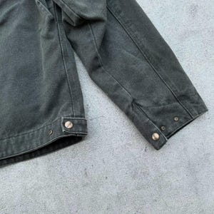 Carhartt J97 Plaid Detroit Jacket Moss Green image 6