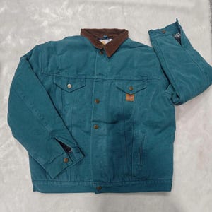 Carhartt Classic Blue Standard Fit Plaid Jacket