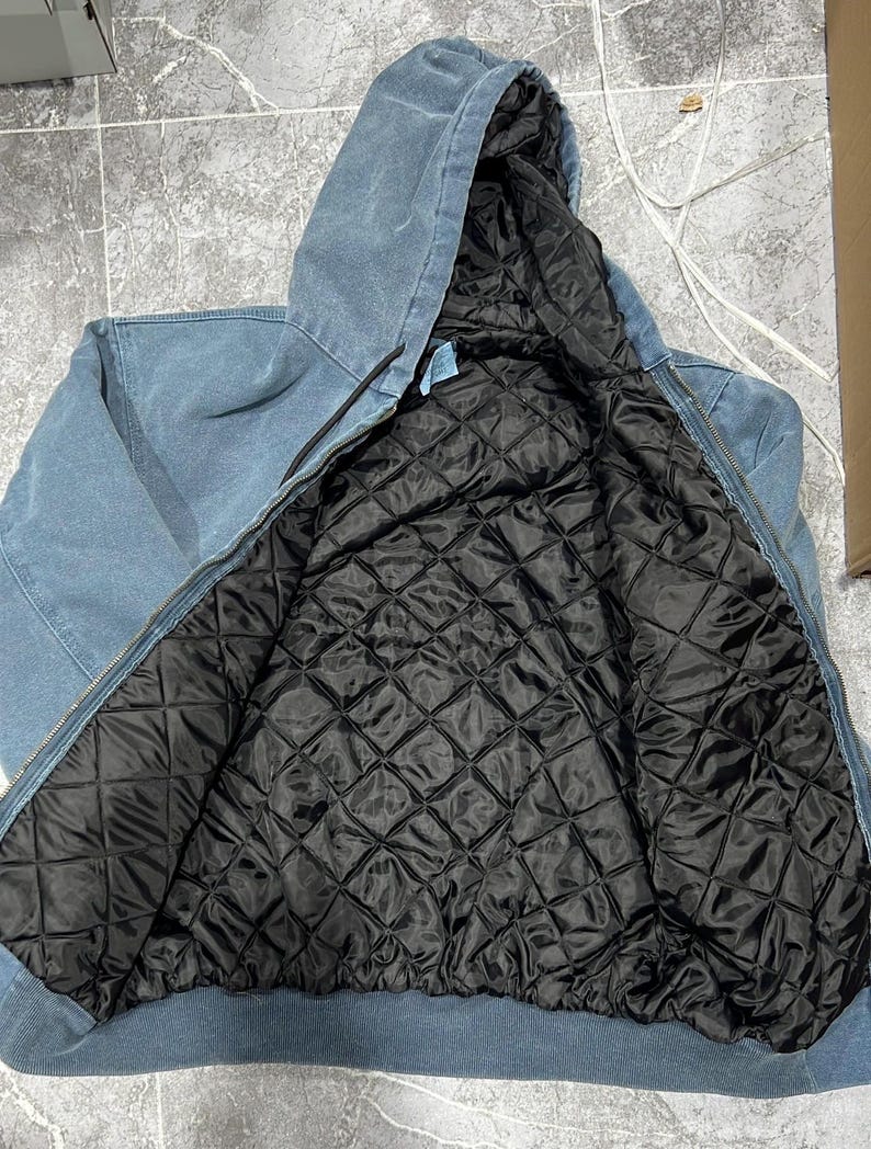 Carhartt Classic J130 WIP OG Oversized Jacke in Faded Blue Bild 6