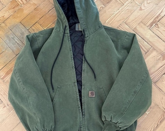 Carhartt J130 Classic WIP OG Oversized Jacka i Bleknat Grönt