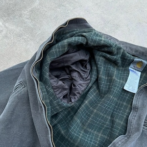Second Hand J97 Carhartt Plaid Detroit Black PTRL Jacket - M