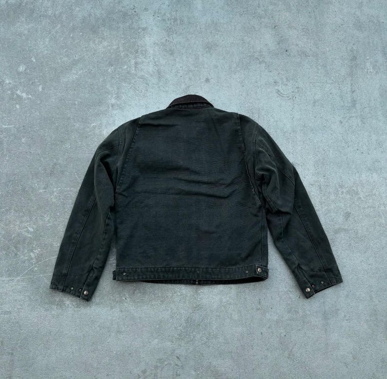 Carhartt J97 Plaid Detroit Jacket Moss Green image 8