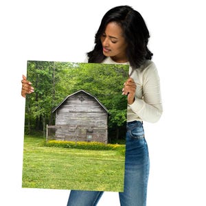 Rustic Barn Wall Art - Enhanced Matte Paper Poster - 3 Size Options (8x10, 11x14, 16x20 Inches)