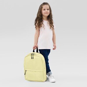 Butter Yellow - Backpack with Laptop Compartment