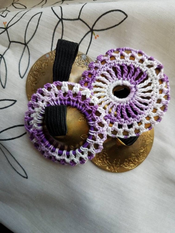 Purple/white Variegated Zill Mufflers Regular Size Etsy