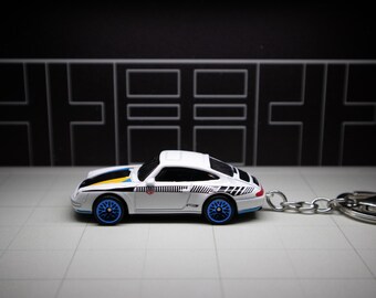 Diverse kleuren 1996 Porsche Carrera Hot Wheels-sleutelhanger: