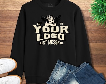 Personalized Sweatshirt Custom Name/Quote Hoodie/Images/Text/Design - Cozy Gift for Him - Anniversary & Christmas Present, Birthday Present
