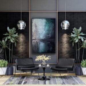 Abstract Landscape Wall Art - Forest Canvas Print