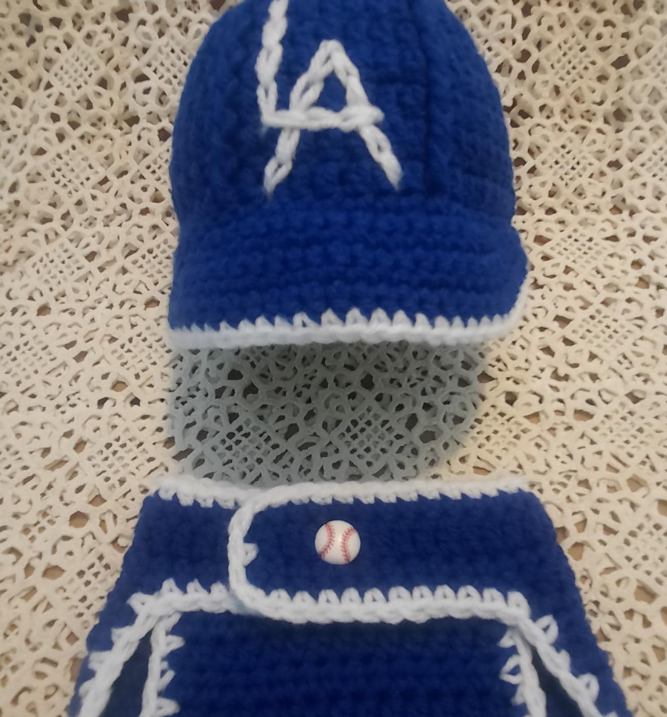 Dodgers Baby Hat