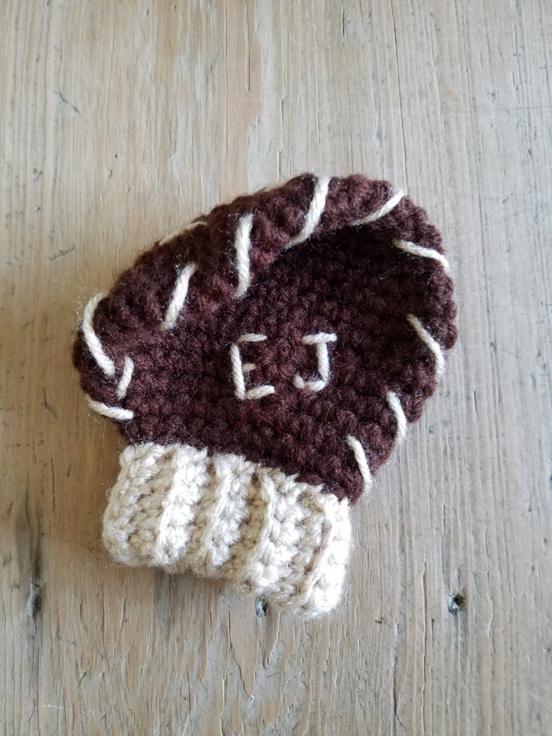 Crochet Baseball & Glove Mittens Mitts Photo Prop Newborn Etsy