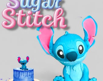 Figurine d'anniversaire comestible fondant fait main pour gâteau