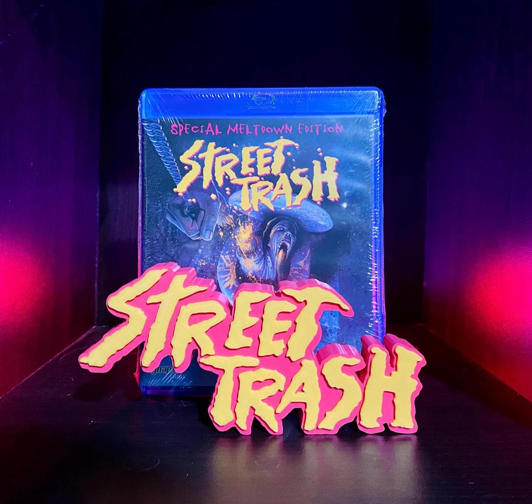 Street Trash Sign, Horror Shelf Display