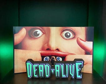 Dead Alive Sign, Horror Shelf Display
