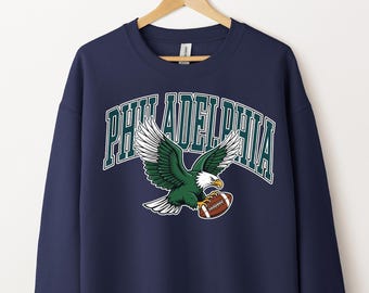 Old School Philadelphia Football Shirt, 90s Eagle Sweatshirt, Retro Philadelphia Game Day Tshirt, Football Fan Gifts, Philadelphia Hoodie