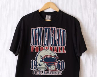 New England Football Vintage Style Comfort Colors T-Shirt,Vintage New England Fan Gift Crewneck