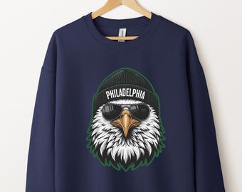 Philadelphia Football Mascot Style Sweatshirt, Philadelphia Football Sweatshirt, Football sweat