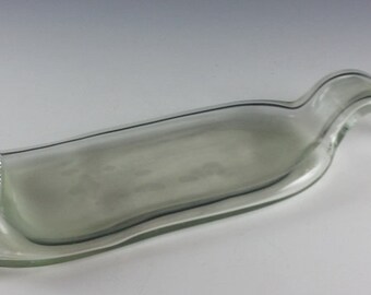 Clear Glass Bottle Spoon Rest