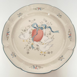 Vintage International Stoneware Goose Marmelade 8868 Speiseteller || International China made in Japan || Vintage 1980er Jahre runder Teller