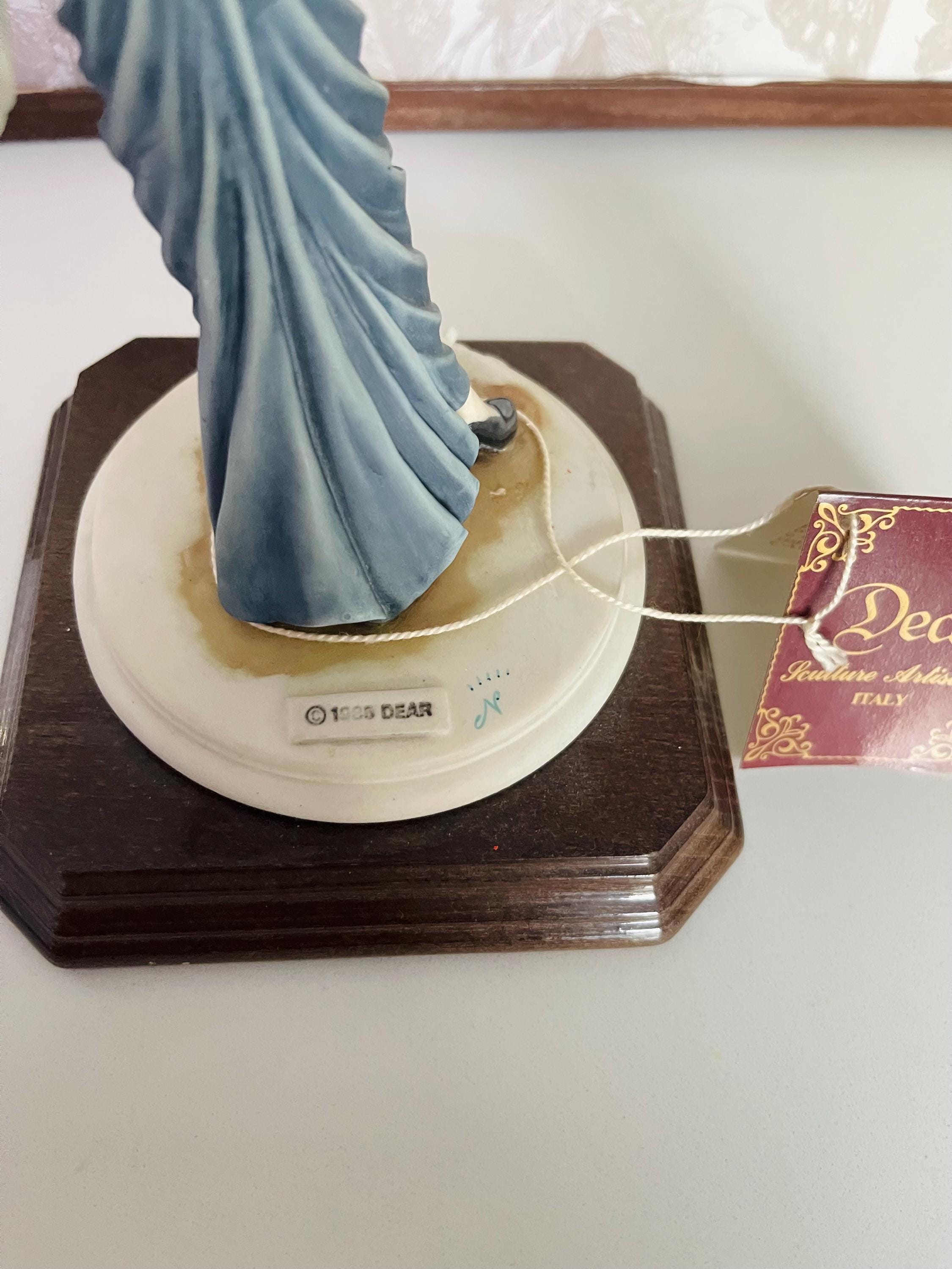Vintage A. Belcari Figurine – 1985 Dear Italy Lady Sculpture - Etsy