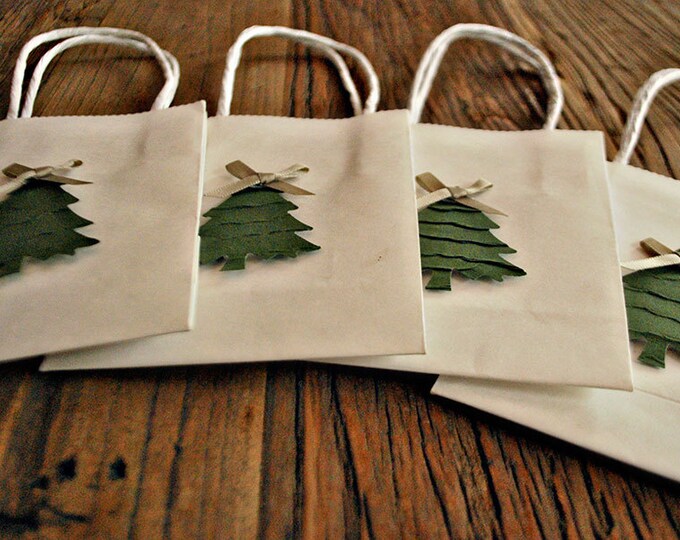Christmas Gift Bags. Christmas Tree Bags Christmas Gift Wrap Etsy