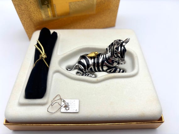 Estee Lauder "Zebra" 2001 Solid Perfume Compact V… - image 8