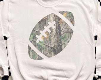 Camo Football PNG, Trendy Distressed Camo Football Design, Sports Mom Shirt Png, Football Mama Png, Trendy Sports Ball Design