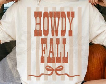 Hola otoño, PNG de rayas modernas, diseño de camisa de calabazas otoñales del oeste, PNG de otoño acogedor, PNG de temporada de otoño desgastada, PNG de Acción de Gracias retro