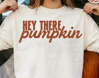PNG de "Hola, calabaza" retro de otoño, diseño de camiseta de huerto de calabazas desgastado, PNG de Acción de Gracias occidental de moda, diseño de camiseta de temporada de calabazas