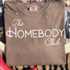 The Homebody Club Png, Introvert Shirt Design, Trendy Minimal Aesthetic PNG, Funny Preppy Png, Trendy Png Design