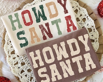 Hola Santa PNG, Diseño de sublimación de Navidad del Oeste, Diseño de Navidad vaquera, Navidad del Oeste PNG, Hola Navidad PNG, Navidad moderna PNG