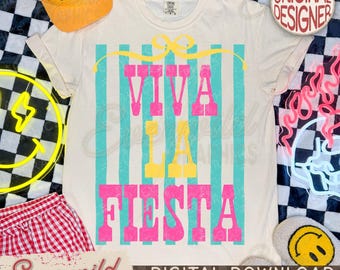 Distressed Viva La Fiesta PNG, Cinco De Mayo PNG