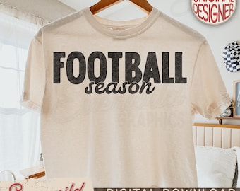 Football Season PNG, Trendy Distressed Football Mom Png, Fall Sports Sublimation Design, Vintage Football Fan Png