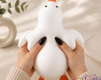 Riesige Enten-Stressball-Kuscheltier, niedliches Gänse-Enten-Fidget-Spielzeug, langsam aufsteigender sensorischer Stressball, Taba-Squishy,