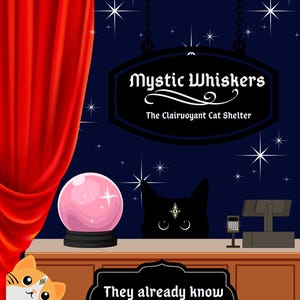 Impressão artística Bem-vindo ao Mystic Whiskers Cartão postal