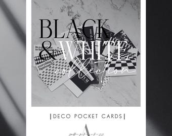 B&W Collection | Deco Pocket Cards