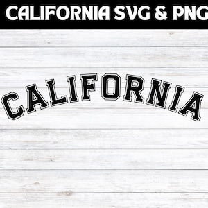 California png, California svg, California Shirt Design, California, Varsity, Cricut, Cut File, California Gift, Clipart, Digital Download