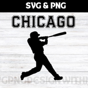 Baseball svg baseball shirt png design chicago svg Game day png Digital Download