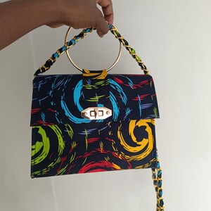Afrikanische Handtasche, Frauen handgemachte Tasche, afrikanische Drucktasche, Ankara-Tasche, einzigartige Customade-Taschen, Kente-Taschen, Tragetaschen, Taschen für alle Gelegenheiten, Handtasche