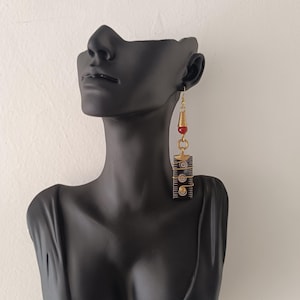 African Brass earrings, Wholesale earrings,Brass and bone earrings, African earrings, jewellery, Handmade earrings, statement earrings