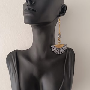African Brass earrings, Wholesale earrings,Brass and bone earrings, African earrings, jewellery, Handmade earrings, statement earrings