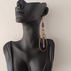 African Brass earrings, Wholesale earrings,Brass and bone earrings, African earrings, jewellery, Handmade earrings, statement earrings