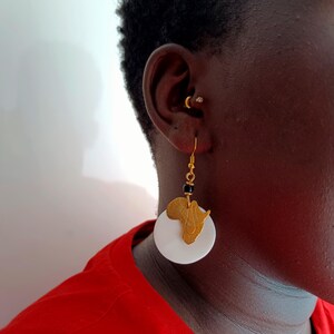 African Brass earrings, Wholesale earrings,Brass and bone earrings, African earrings, jewellery, Handmade earrings, statement earrings